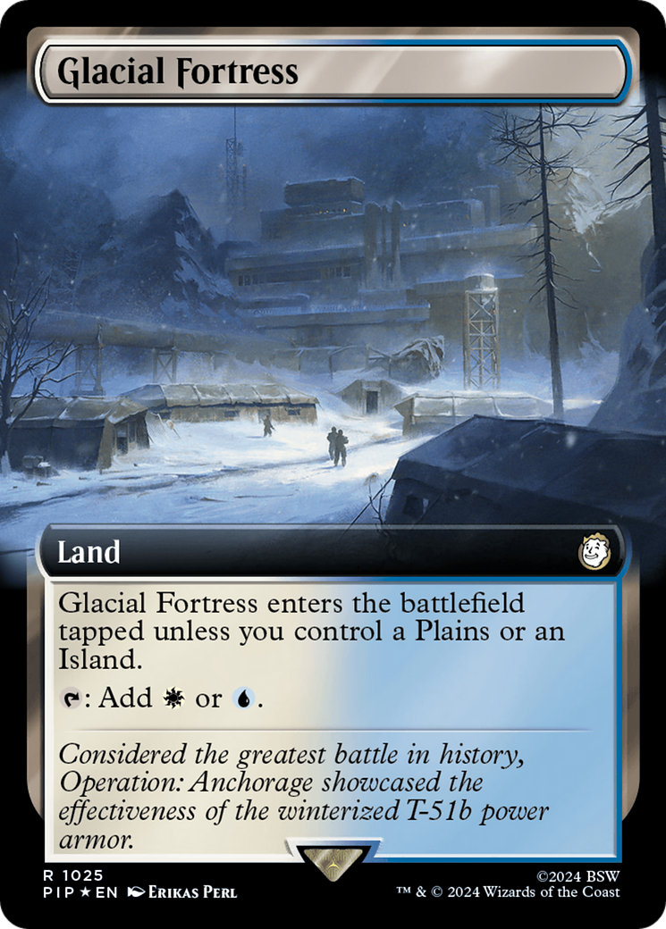 Glacial Fortress (Extended Art) (Surge Foil) [Fallout] | Odin's Place