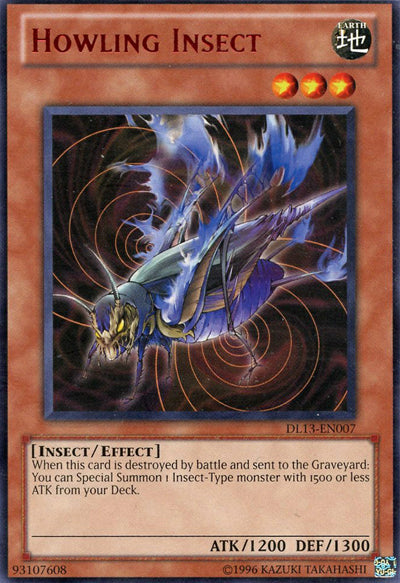 Howling Insect (Red) [DL13-EN007] Rare | Odin's Place