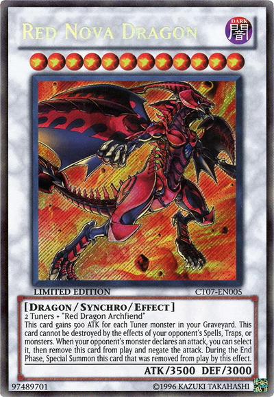 Red Nova Dragon [CT07-EN005] Secret Rare | Odin's Place