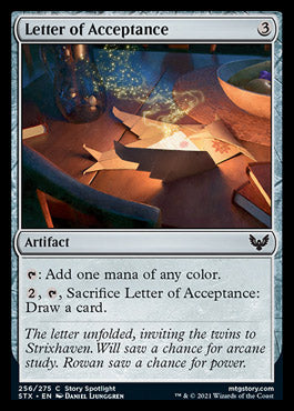 Letter of Acceptance [Strixhaven: School of Mages] | Odin's Place