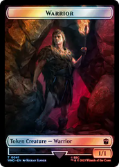 Warrior // Treasure (0060) Double-Sided Token (Surge Foil) [Doctor Who Tokens] | Odin's Place