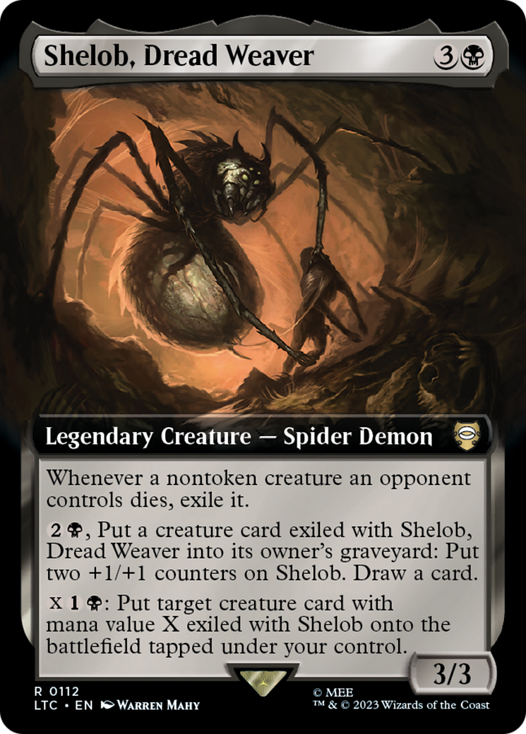 Shelob, Dread Weaver (Extended Art) [The Lord of the Rings: Tales of Middle-Earth Commander] | Odin's Place