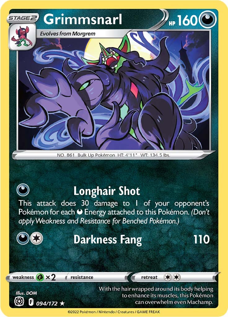 Grimmsnarl (094/172) [Sword & Shield: Brilliant Stars] | Odin's Place