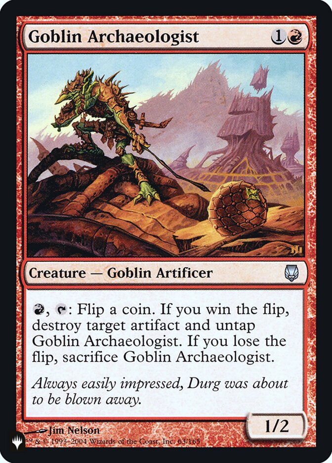 Goblin Archaeologist [Secret Lair: Heads I Win, Tails You Lose] | Odin's Place