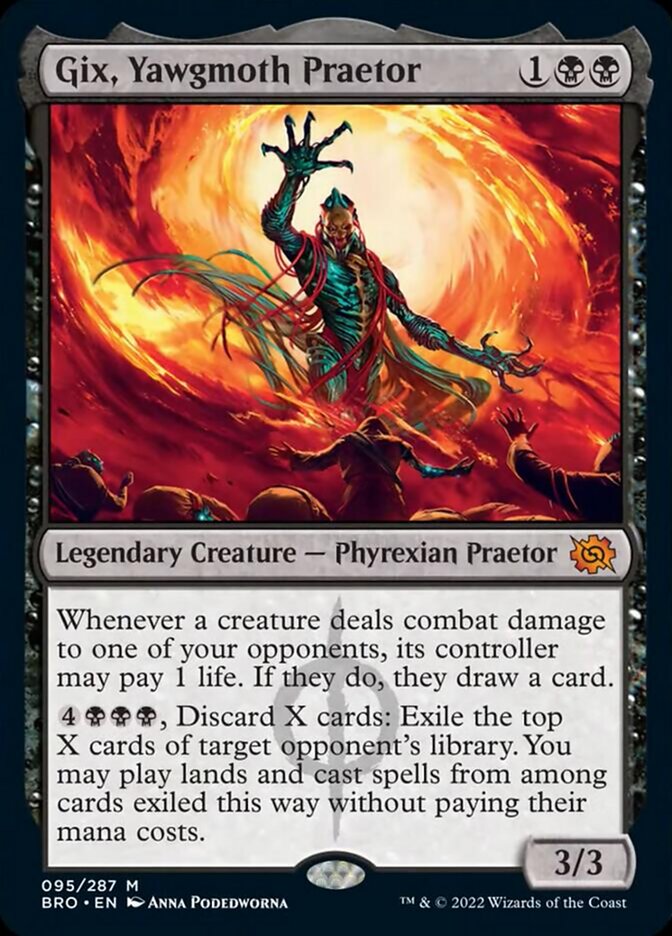 Gix, Yawgmoth Praetor (Promo Pack) [The Brothers' War Promos] | Odin's Place