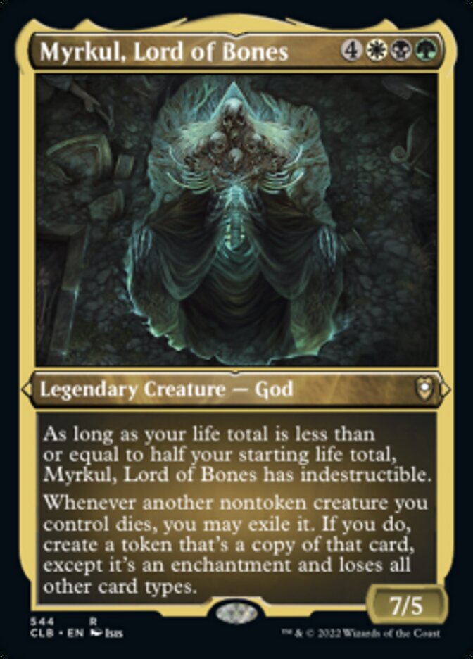 Myrkul, Lord of Bones (Foil Etched) [Commander Legends: Battle for Baldur's Gate] | Odin's Place