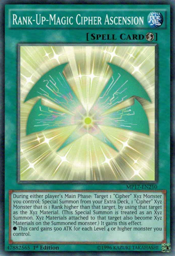 Rank-Up-Magic Cipher Ascension [MP17-EN210] Common | Odin's Place