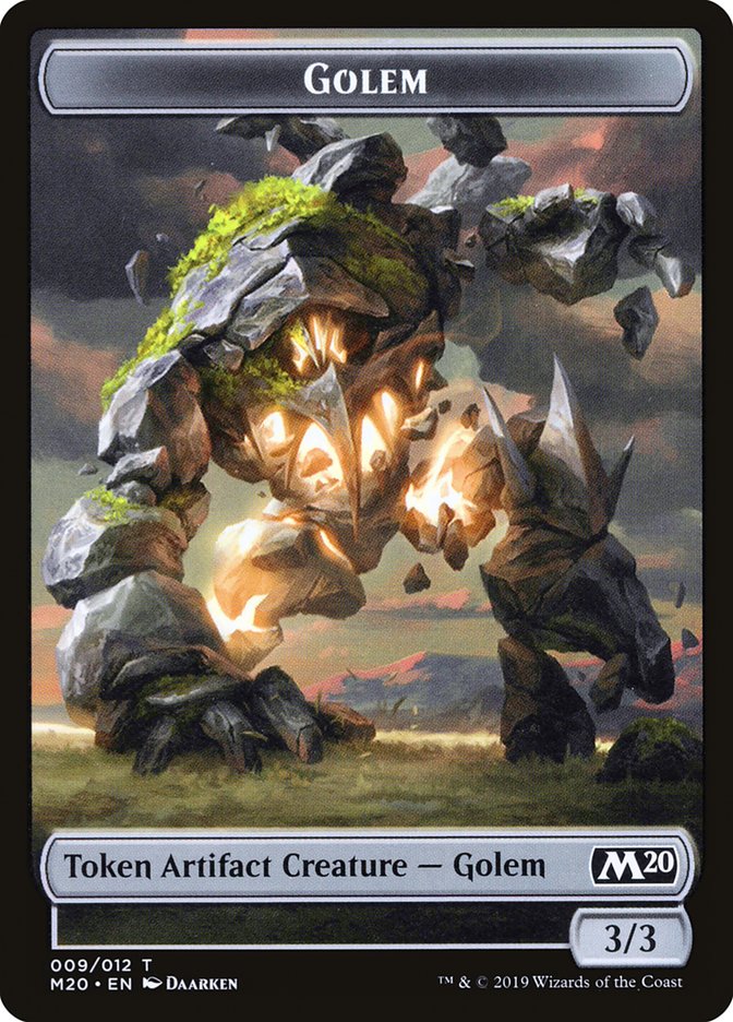 Golem Token [Core Set 2020 Tokens] | Odin's Place