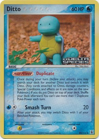 Ditto (40/113) (Stamped) [EX: Delta Species] | Odin's Place