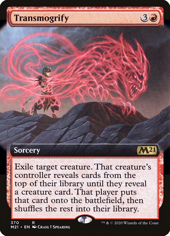 Transmogrify (Extended Art) [Core Set 2021] | Odin's Place