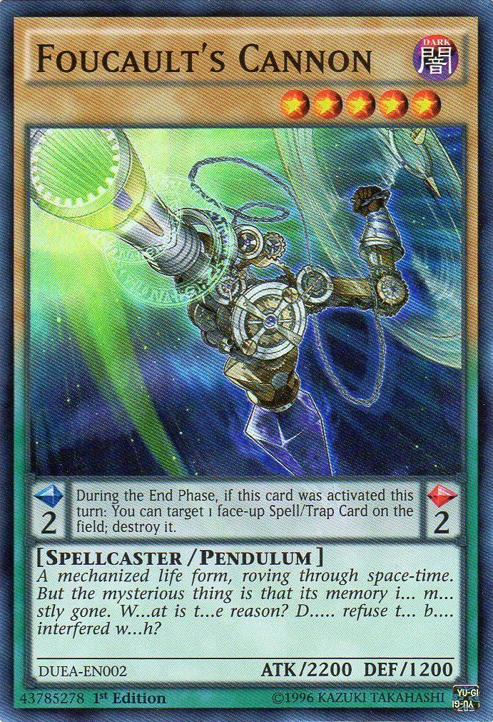 Foucault's Cannon [DUEA-EN002] Super Rare | Odin's Place