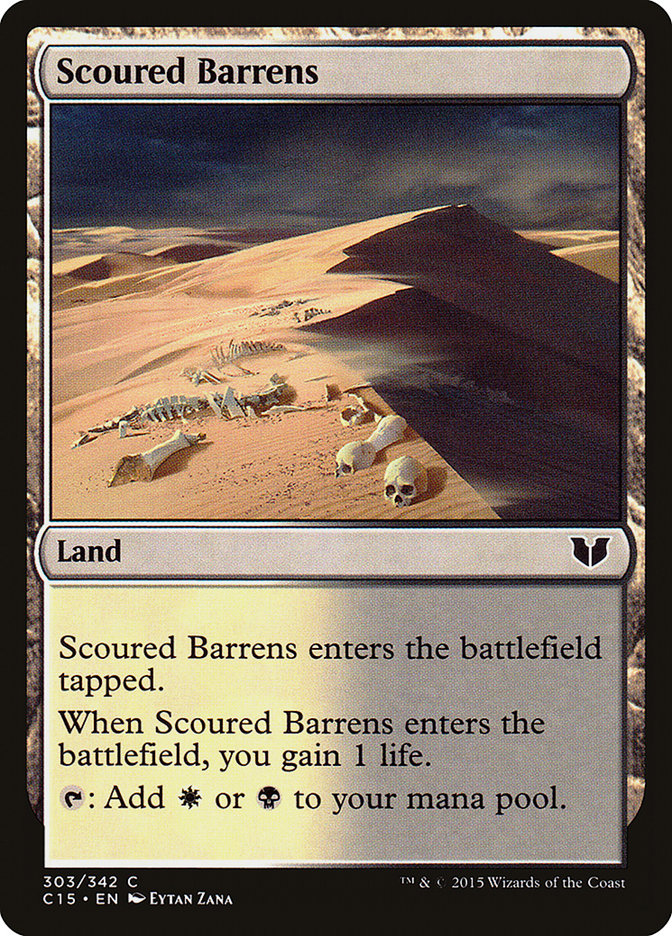 Scoured Barrens (303) [Commander 2015] | Odin's Place