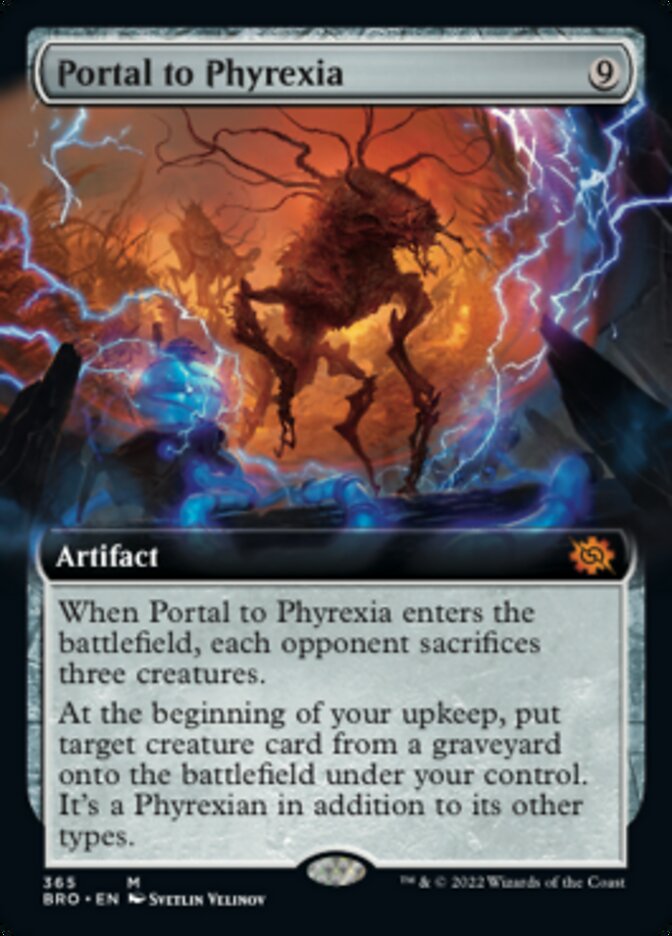 Portal to Phyrexia (Extended Art) [The Brothers' War] | Odin's Place