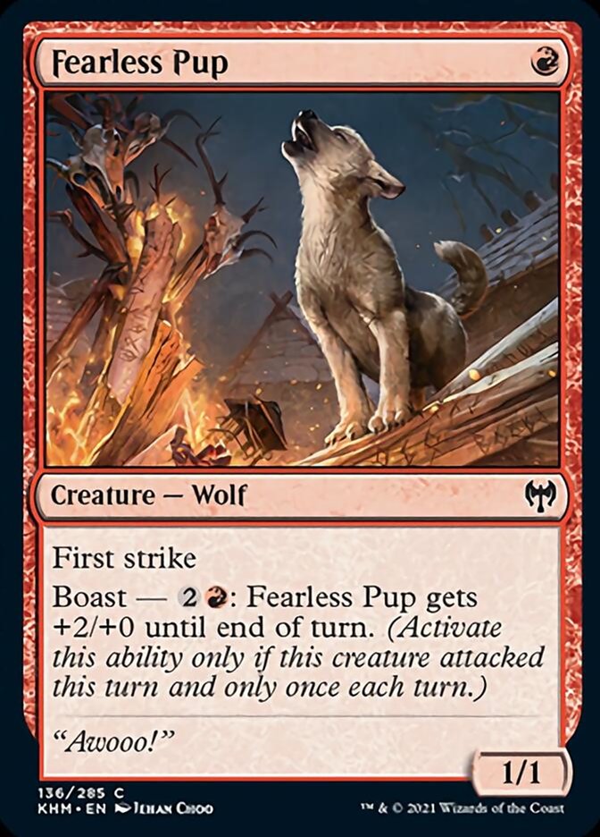 Fearless Pup [Kaldheim] | Odin's Place