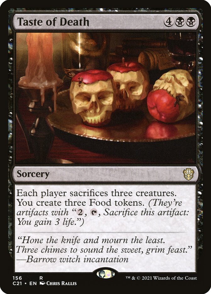 Taste of Death [Commander 2021] | Odin's Place