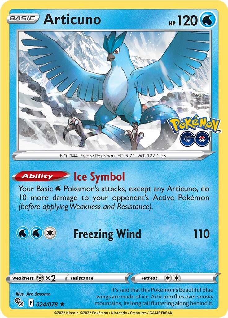 Articuno (024/078) [Pokémon GO] | Odin's Place