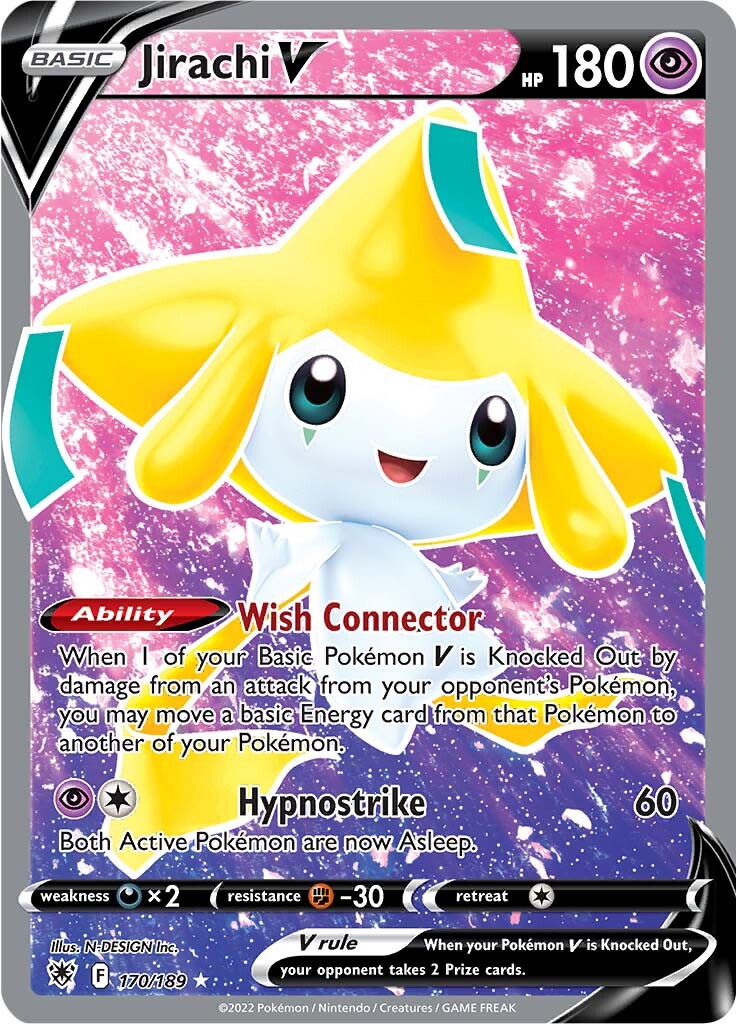 Jirachi V (170/189) [Sword & Shield: Astral Radiance] | Odin's Place