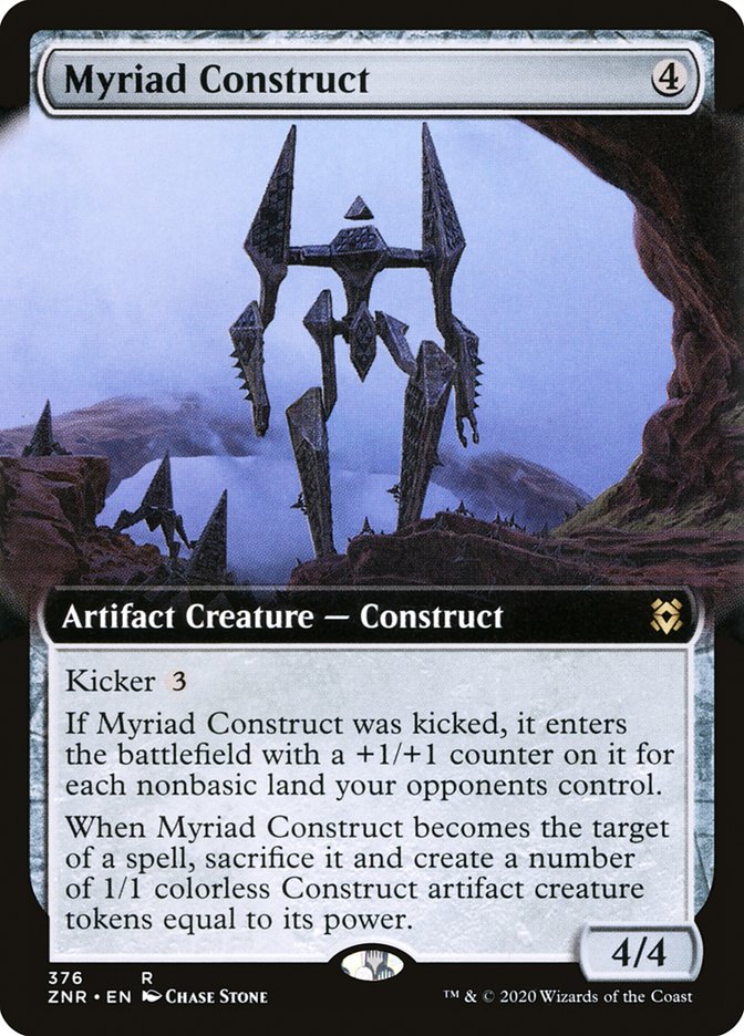 Myriad Construct (Extended Art) [Zendikar Rising] | Odin's Place