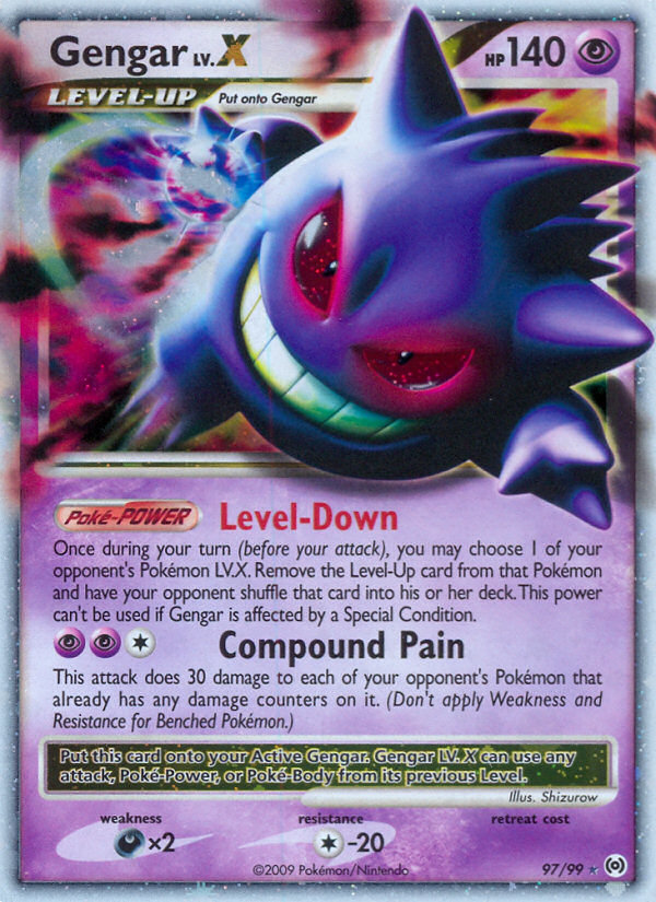 Gengar LV.X (97/99) [Platinum: Arceus] | Odin's Place