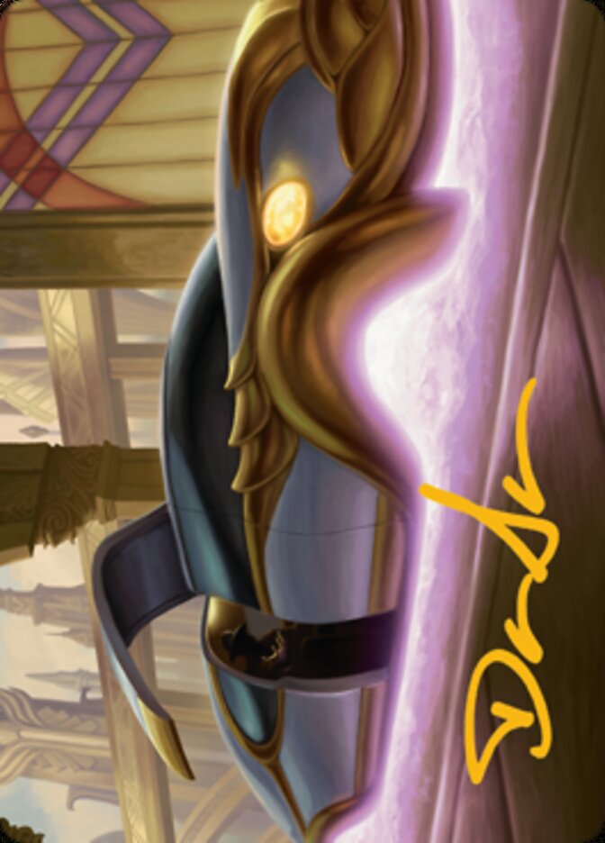 Mysterious Limousine Art Card (Gold-Stamped Signature) [Streets of New Capenna Art Series] | Odin's Place