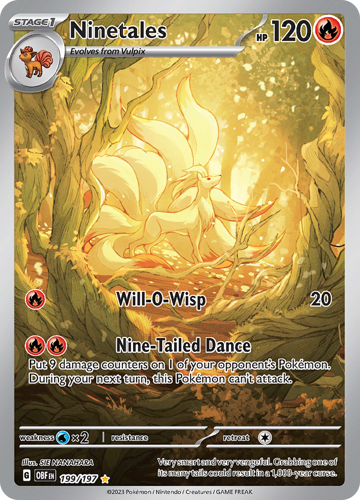 Ninetales (199/197) [Scarlet & Violet: Obsidian Flames] | Odin's Place