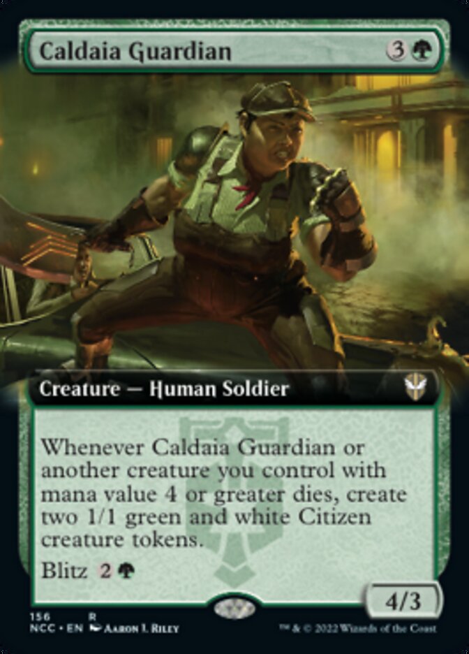 Caldaia Guardian (Extended Art) [Streets of New Capenna Commander] | Odin's Place