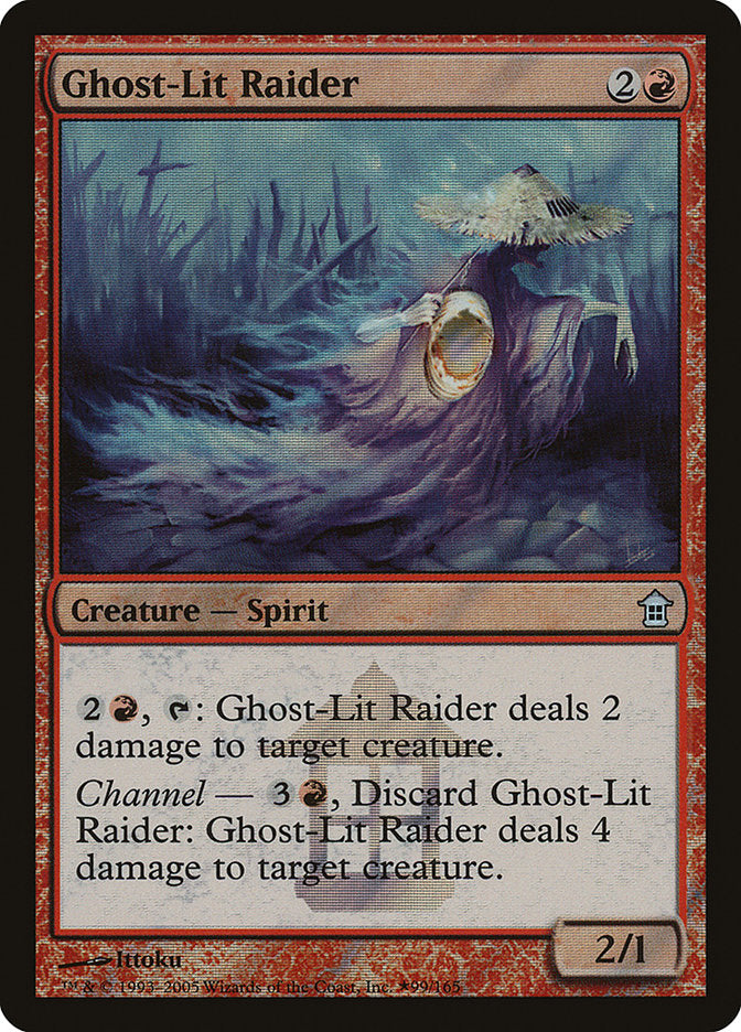Ghost-Lit Raider (99) [Saviors of Kamigawa Promos] | Odin's Place
