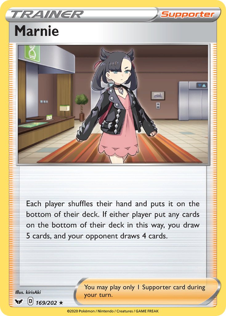 Marnie (169/202) (Theme Deck Exclusive) [Sword & Shield: Base Set] | Odin's Place