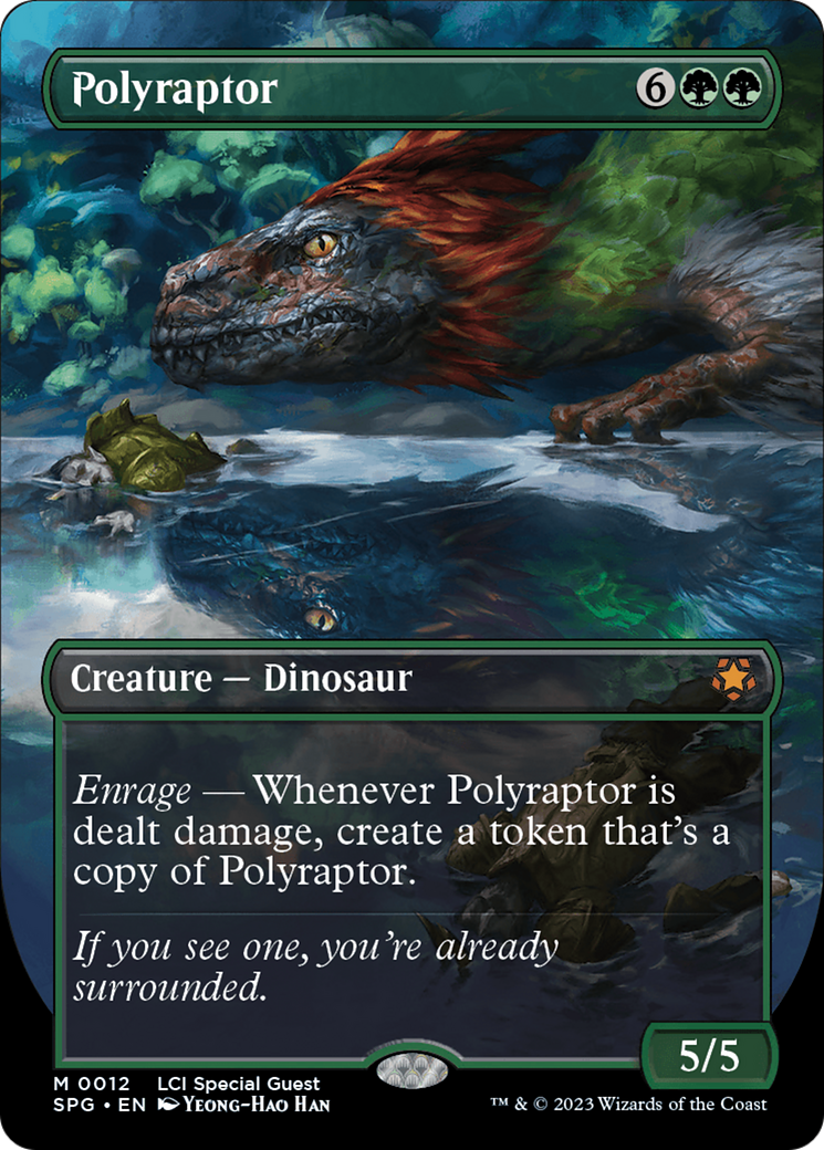 Polyraptor (Borderless) [The Lost Caverns of Ixalan Special Guests] | Odin's Place