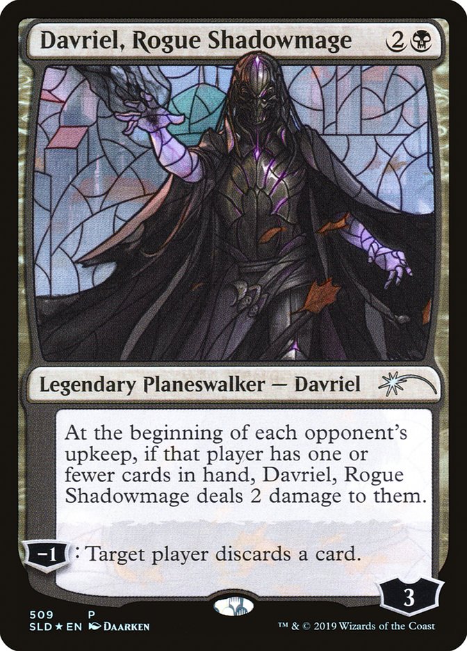 Davriel, Rogue Shadowmage (Stained Glass) [Secret Lair Drop Promos] | Odin's Place