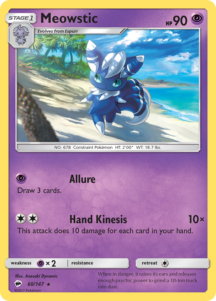 Meowstic (60/147) [Sun & Moon: Burning Shadows] | Odin's Place
