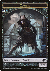 Zombie // Zombie Double-Sided Token [Eldritch Moon Prerelease Promos] | Odin's Place
