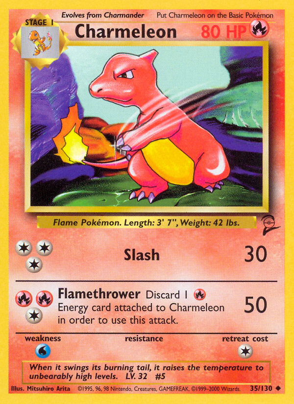Charmeleon (35/130) [Base Set 2] | Odin's Place