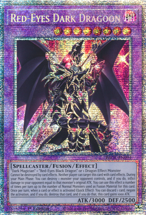 Red-Eyes Dark Dragoon [BROL-EN094] Starlight Rare | Odin's Place