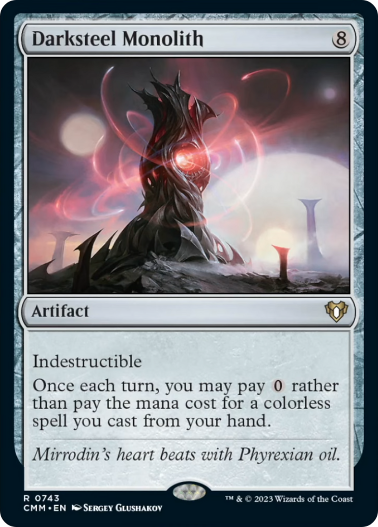 Darksteel Monolith [Commander Masters] | Odin's Place
