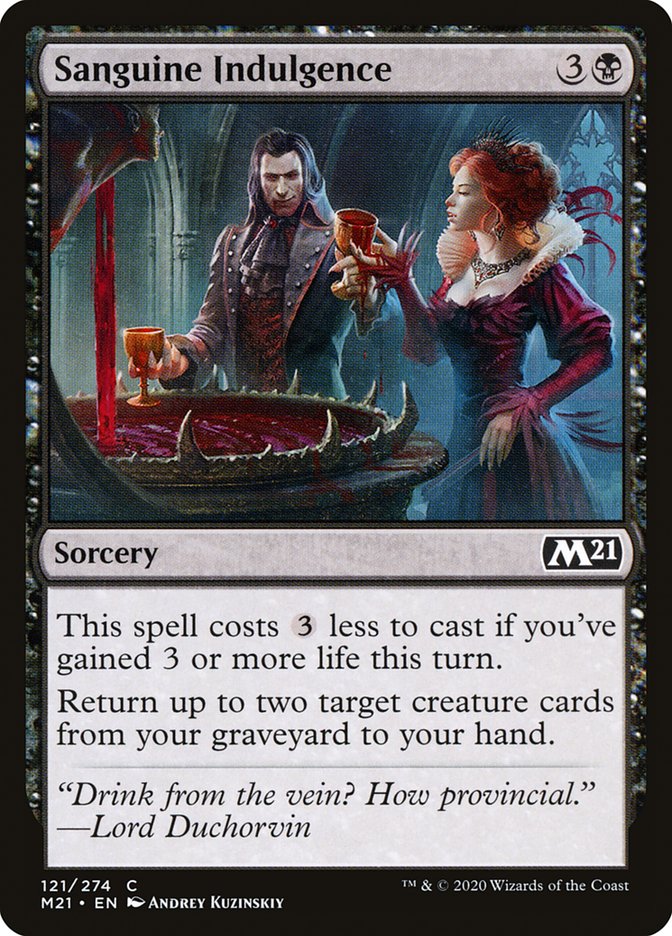 Sanguine Indulgence [Core Set 2021] | Odin's Place