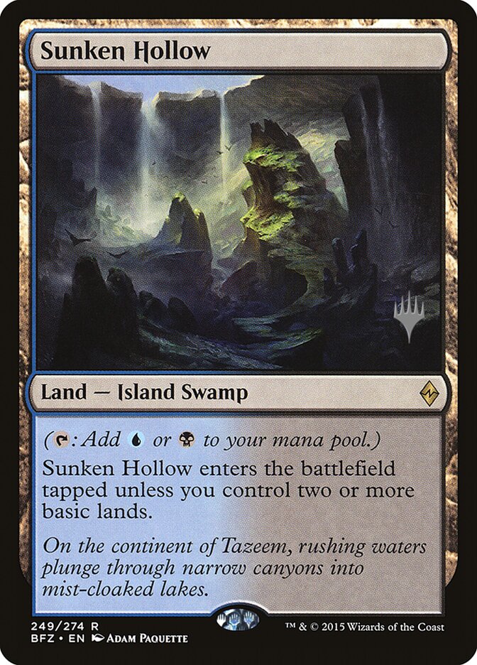 Sunken Hollow [Battle for Zendikar Promos] | Odin's Place