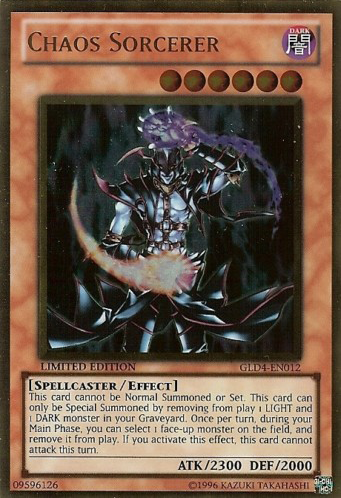 Chaos Sorcerer [GLD4-EN012] Gold Rare | Odin's Place