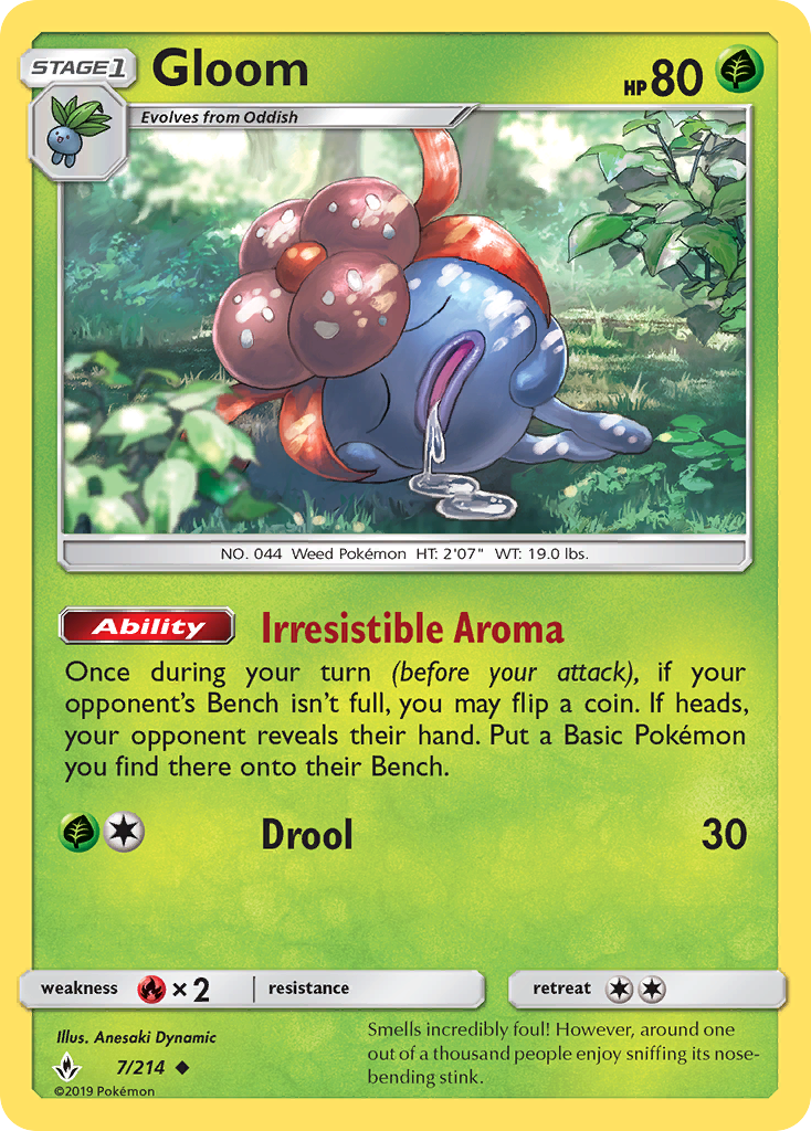 Gloom (7/214) [Sun & Moon: Unbroken Bonds] | Odin's Place