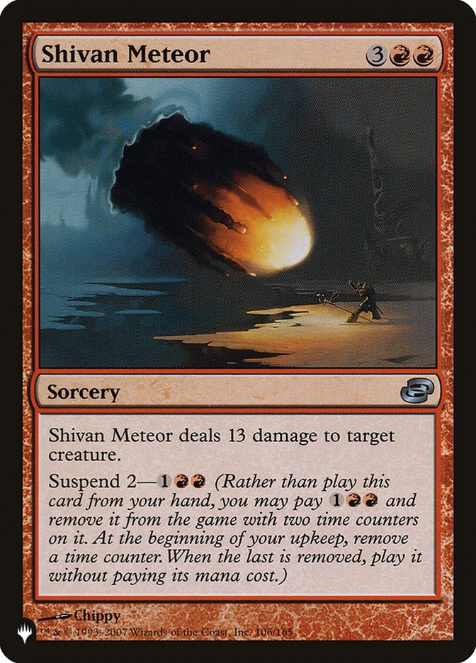 Shivan Meteor [The List] | Odin's Place