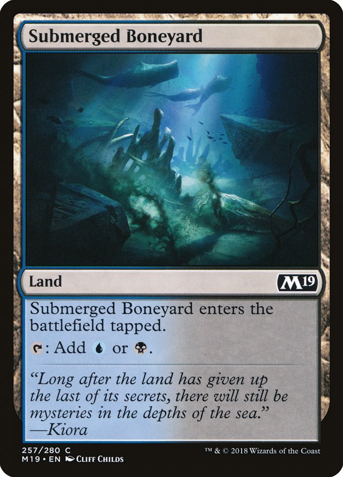 Submerged Boneyard (257) [Core Set 2019] | Odin's Place