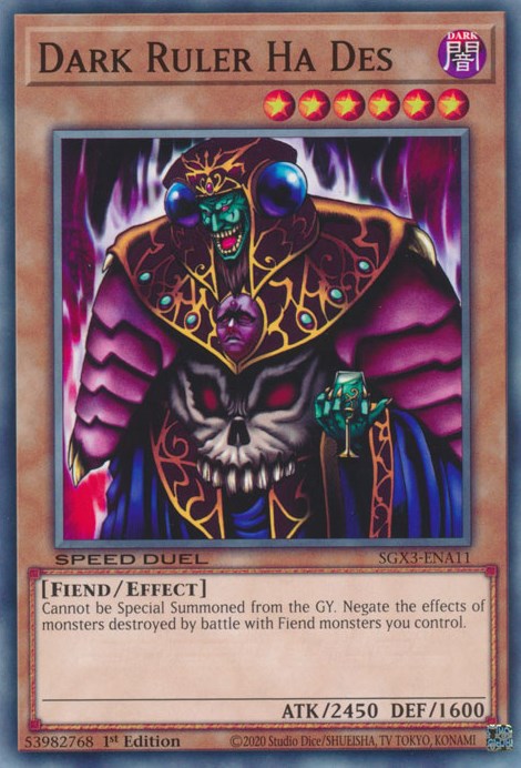 Dark Ruler Ha Des [SGX3-ENA11] Common | Odin's Place