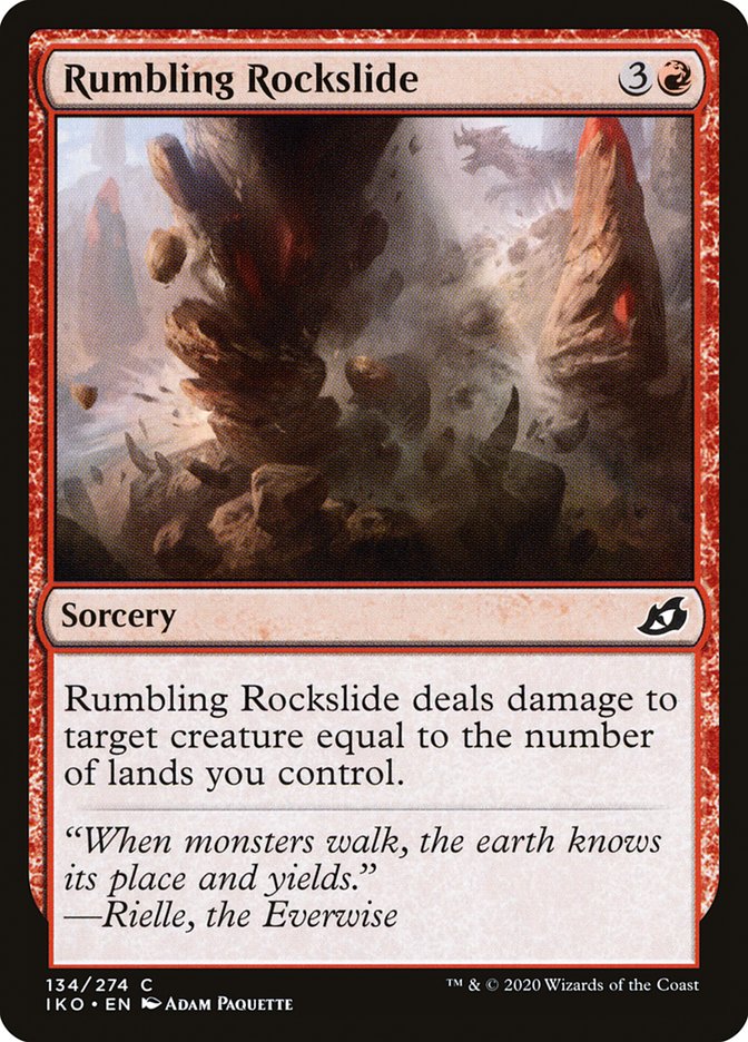 Rumbling Rockslide [Ikoria: Lair of Behemoths] | Odin's Place