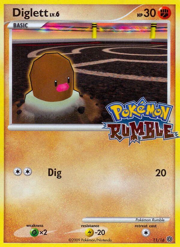 Diglett (11/16) [Pokémon Rumble] | Odin's Place