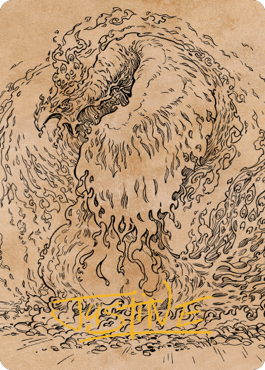 Nemesis Phoenix Art Card (Gold-Stamped Signature) [Commander Legends: Battle for Baldur's Gate Art Series] | Odin's Place