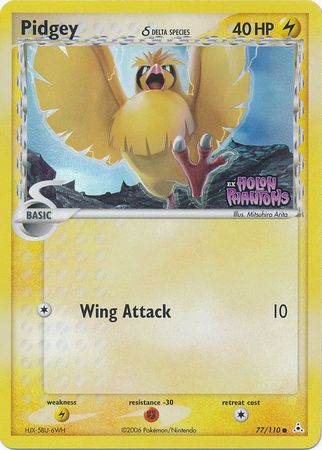 Pidgey (77/110) (Delta Species) (Stamped) [EX: Holon Phantoms] | Odin's Place