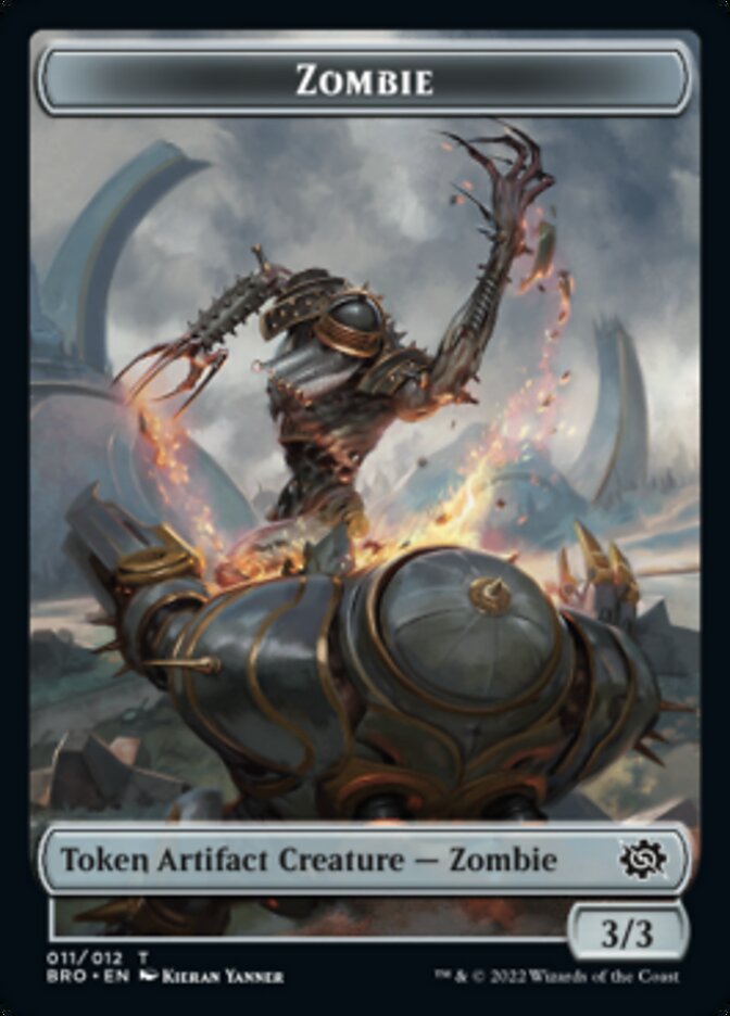 Zombie Token [The Brothers' War Tokens] | Odin's Place