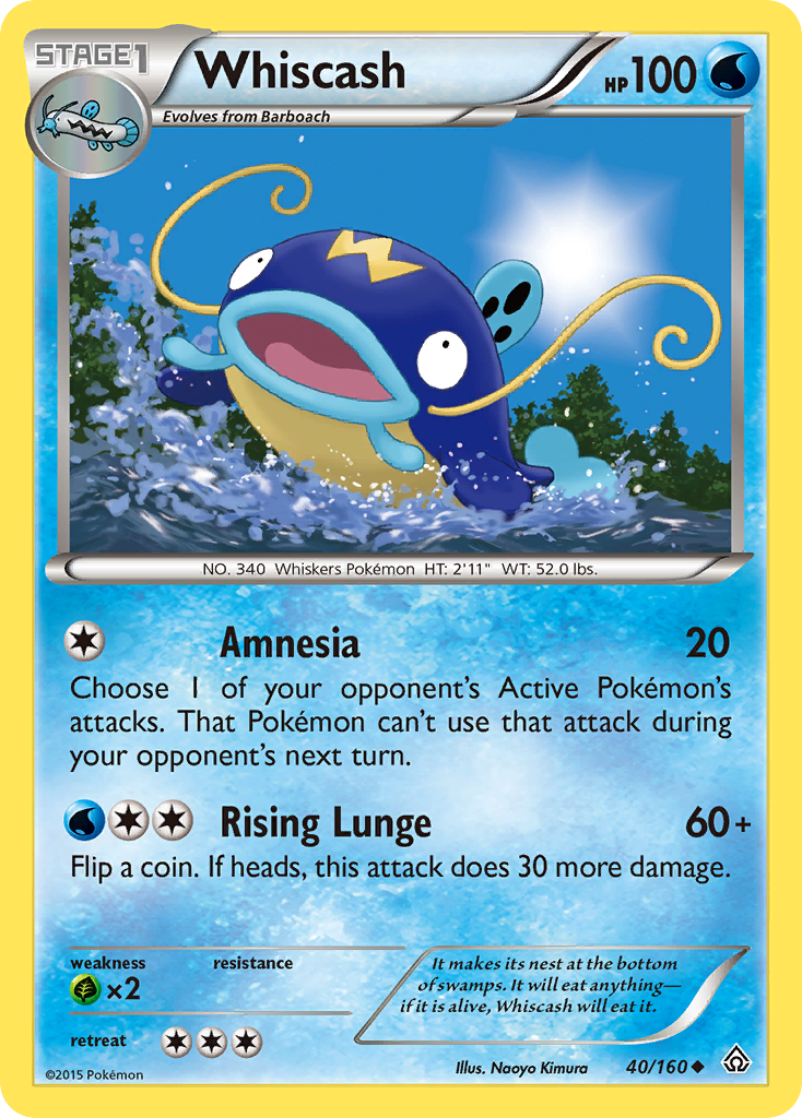 Whiscash (40/160) [XY: Primal Clash] | Odin's Place