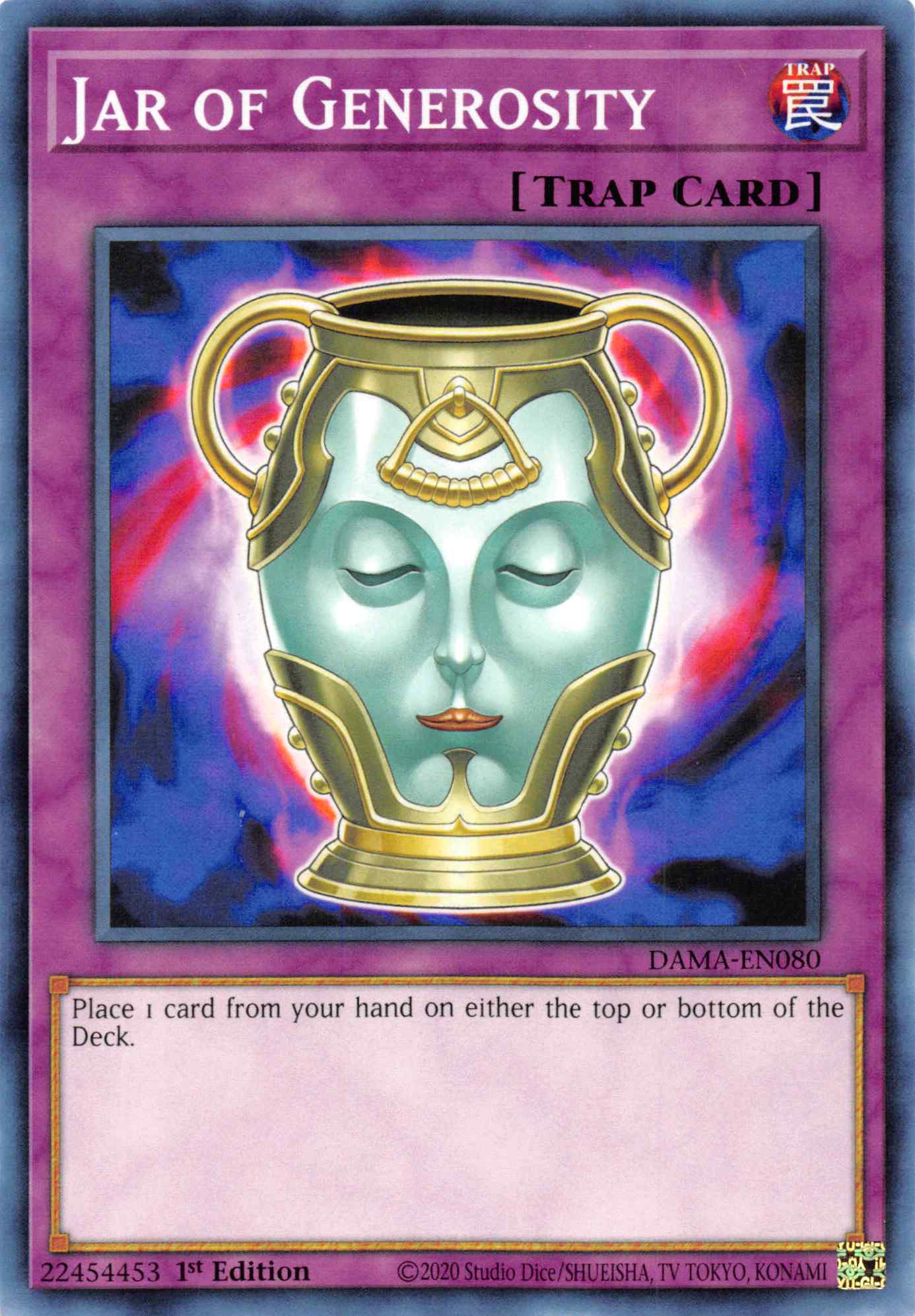 Jar of Generosity [DAMA-EN080] Common | Odin's Place