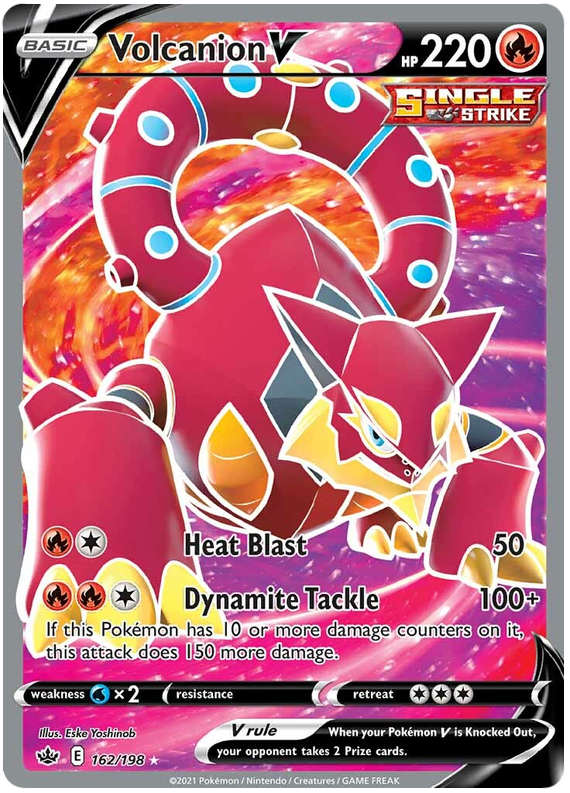 Volcanion V (162/198) [Sword & Shield: Chilling Reign] | Odin's Place